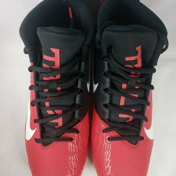 Nike Force Zoom Trout 5 Baseball Cleats Red Black Metal Men’s Size 12 AH3373-601 main image 5